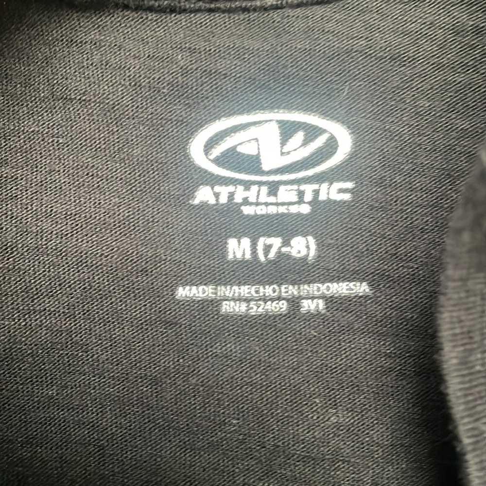 Sz 7/8 Black Athletic Works Tank - Picture 2 of 2